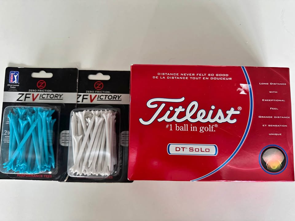 Titleist Golf Balls + Tees