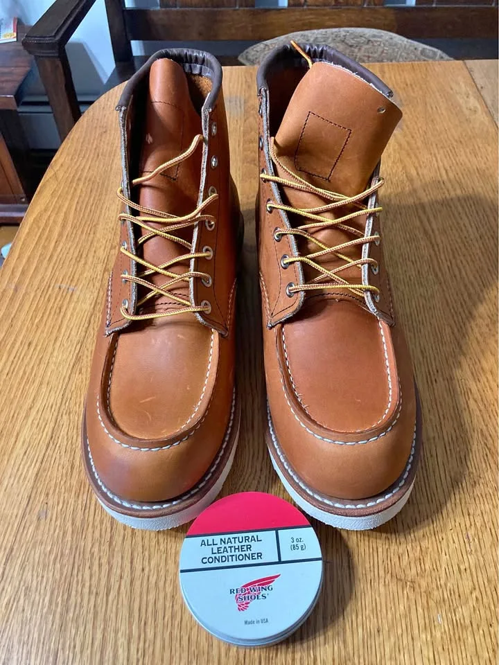 Red Wing 6inch Classic Moc 11.5 w/ conditioner thumbnail
