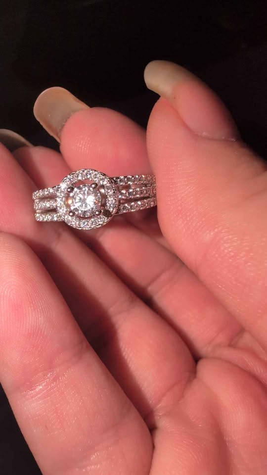 Size 7 silver ring - photo 2