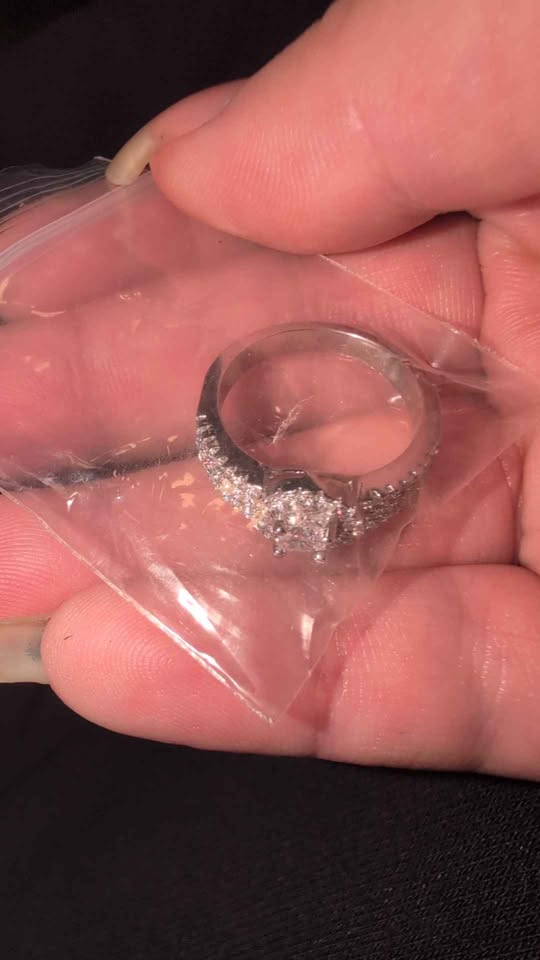 Size 7 silver ring - photo 3