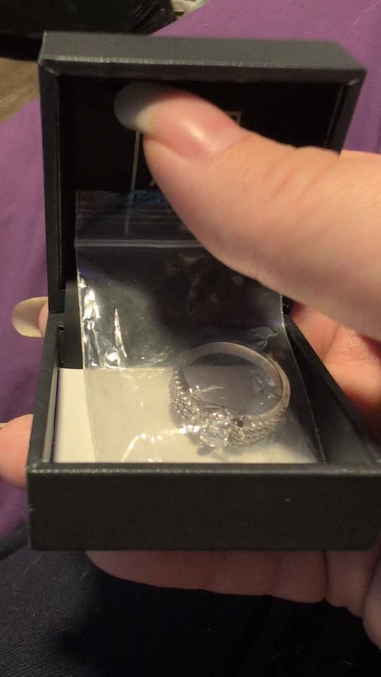 Size 7 silver ring - photo 4