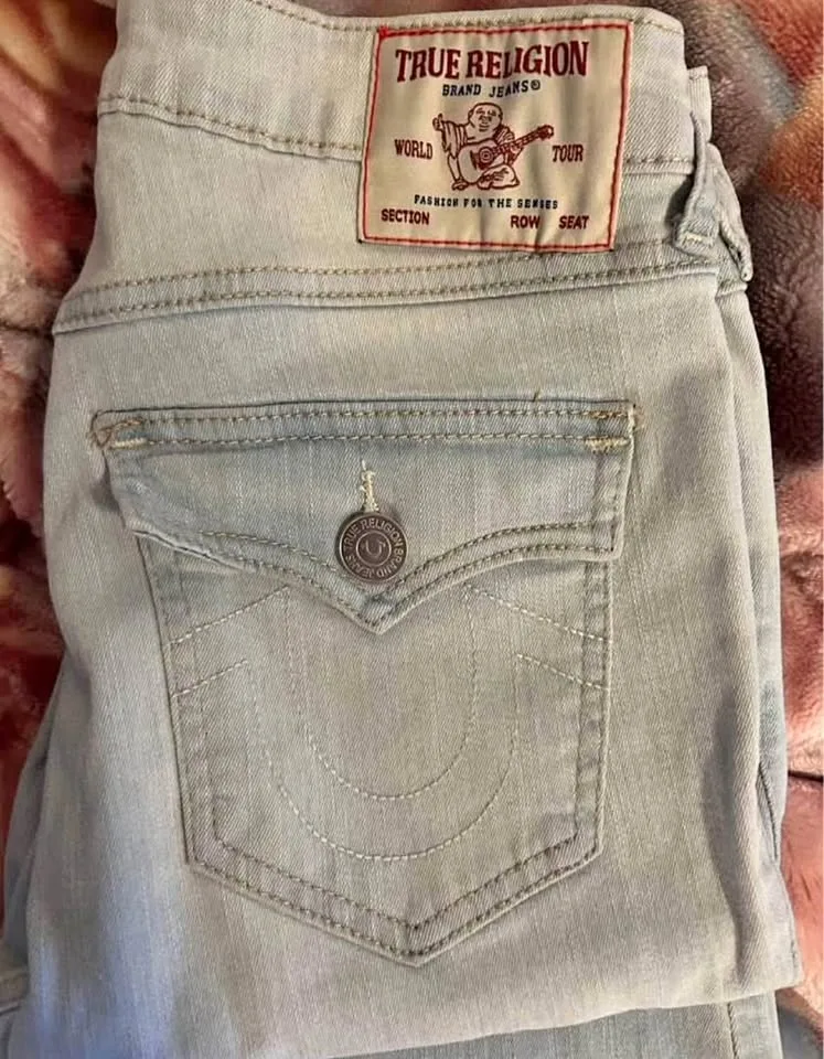 👖 True Religion Bootcut Jeans – Size 27 (Light Wash) 👖