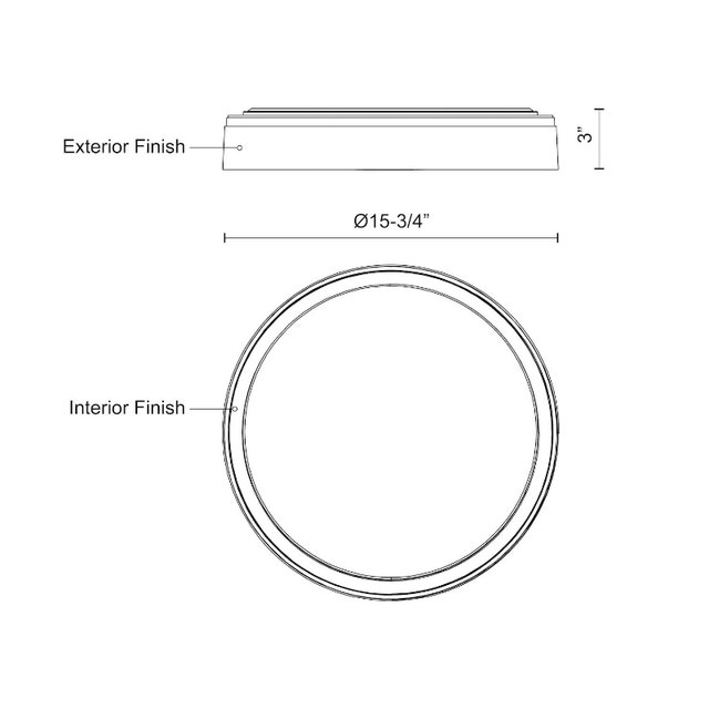 Brand New Kuzco Essex LED Light - Black and White - photo 4