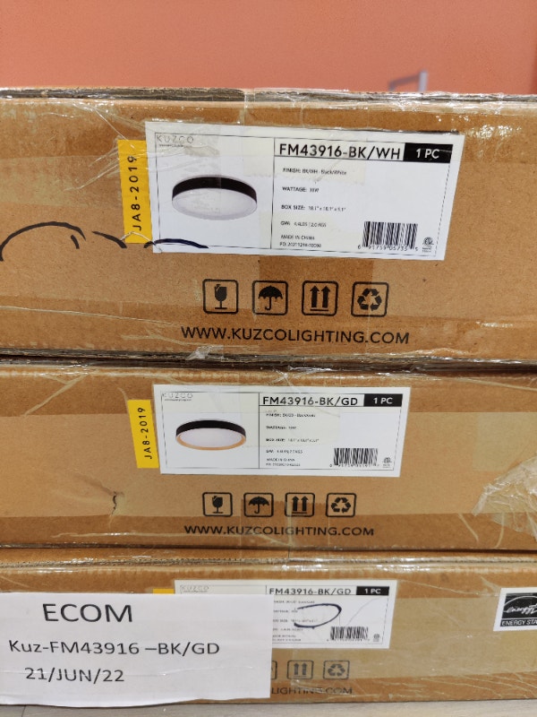 Brand New Kuzco Essex LED Light - Black and White - photo 5