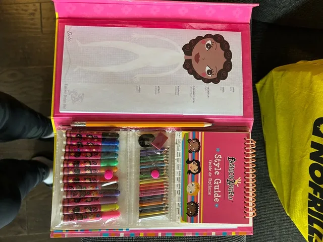 Fashion design sketch book image indicator(2)