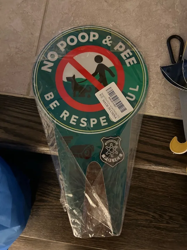 No pee no poop Dog signs image indicator(2)