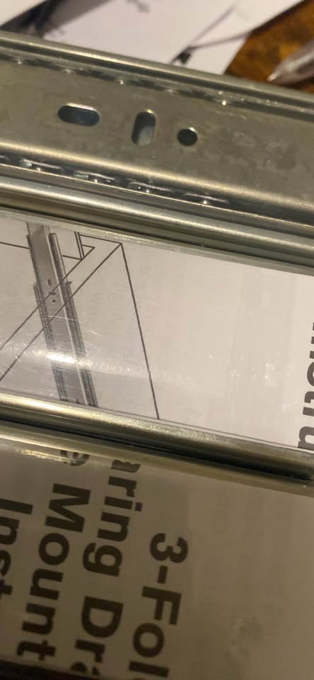 12 inch Drawer Slides 6 Pairs Soft Self Close - photo 2