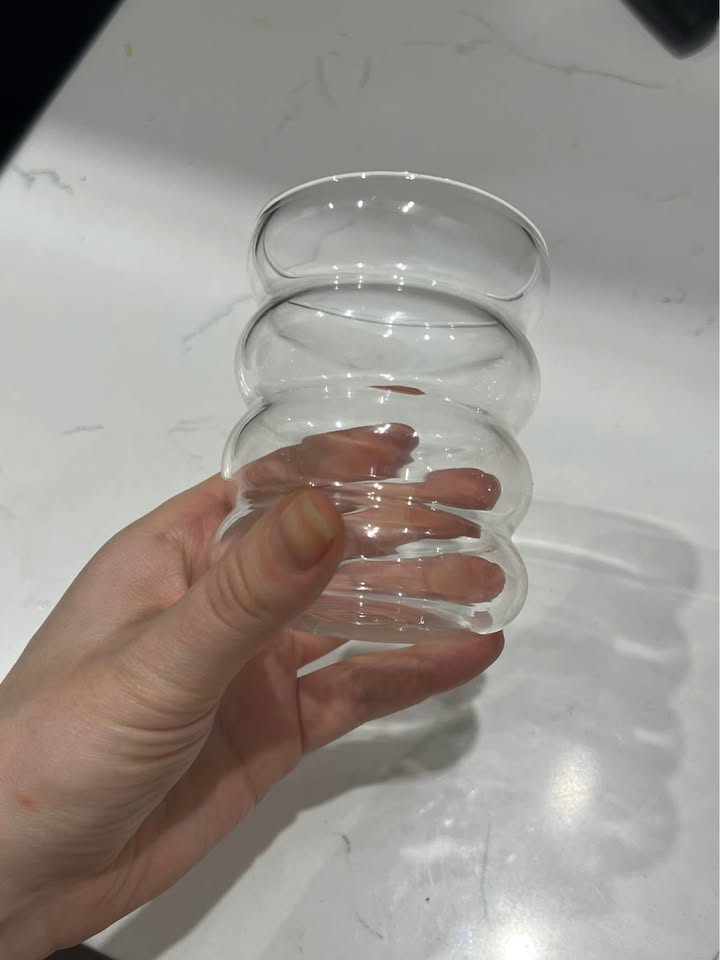 Bubble Glass Drinking Glasses Set of 2 - photo 2