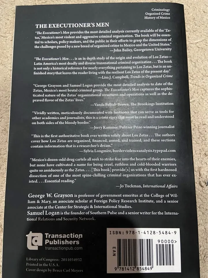 Book Collection - Criminology & The Executioner’s Men image indicator(5)