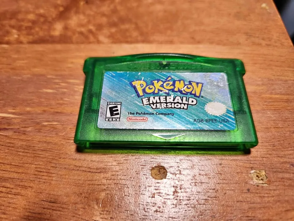 Pokémon Emerald Version (GBA) – Dry Internal Battery – Good Cond thumbnail