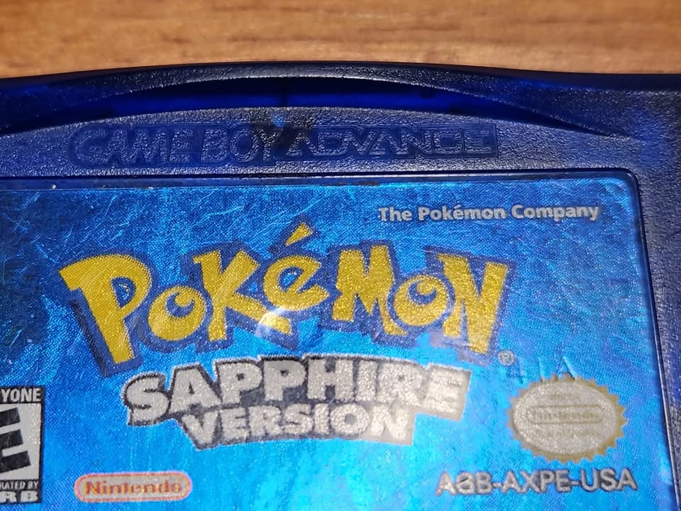 Pokémon Sapphire (GBA) – Dry Battery, Good Condition - photo 2