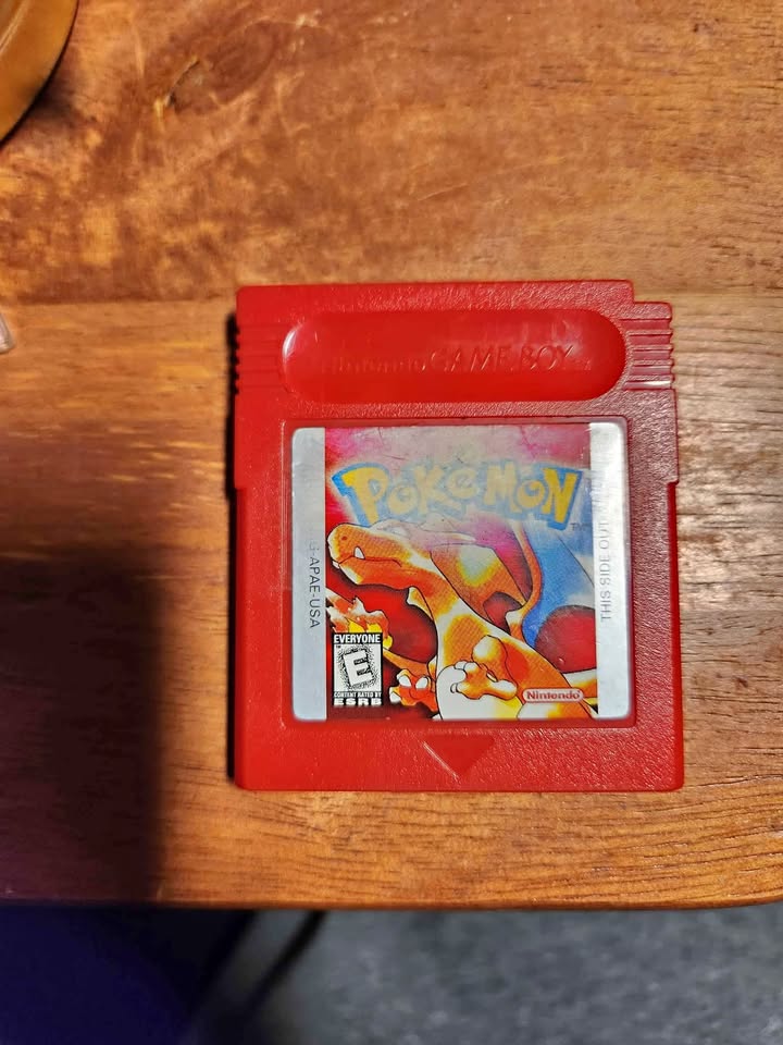 Pokémon Red (Game Boy) – Authentic, Fresh Battery, Light Label W