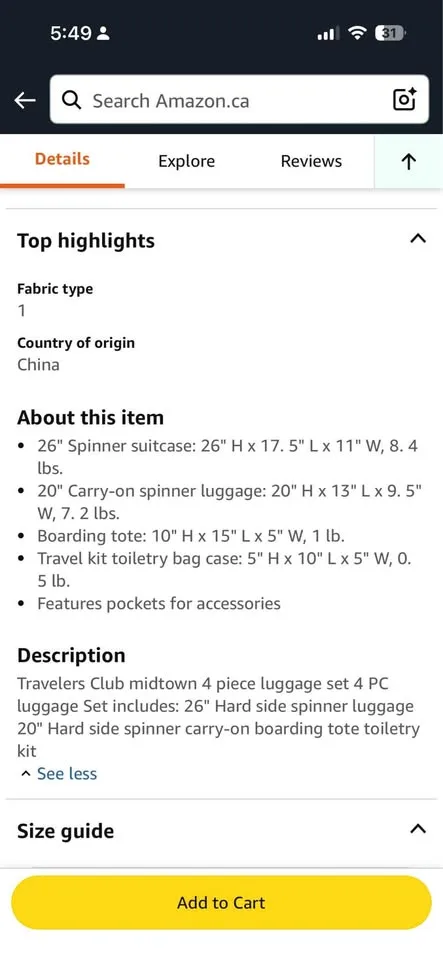 Luggage - like new image indicator(7)