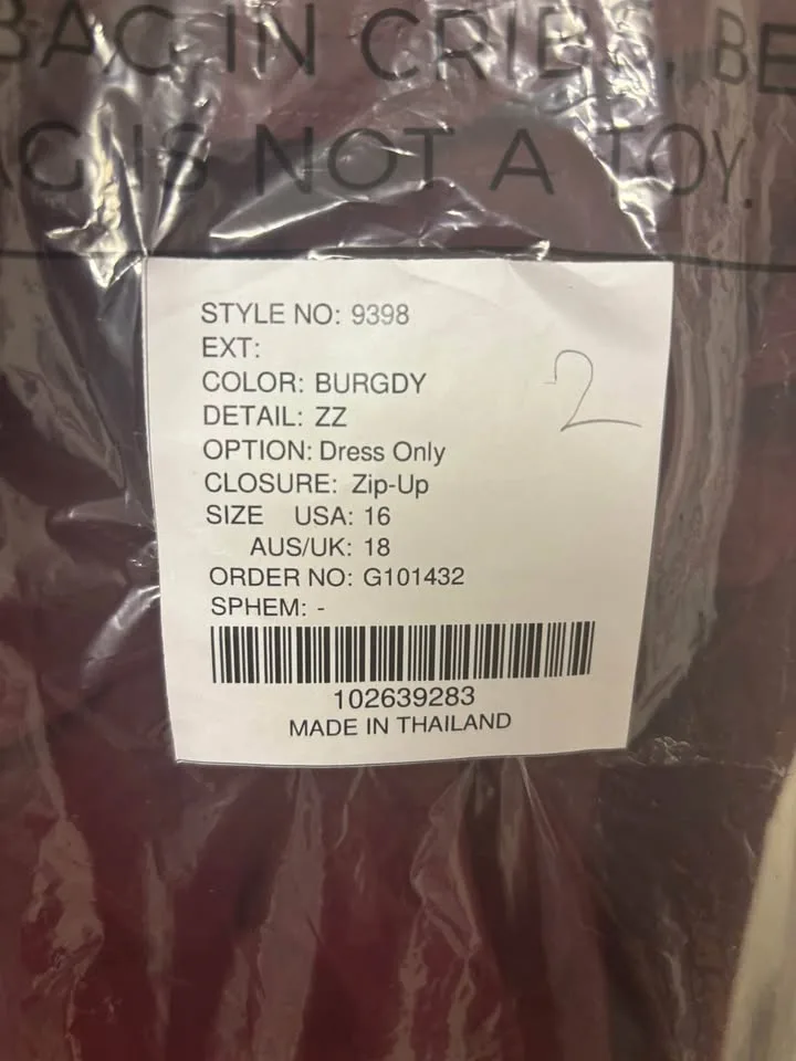 Gorgeous Burgundy Bridesmaid Dress image indicator(5)