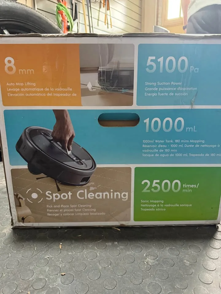 Yeedi by Ecovacs Cube Pro S1 Vacuum and Mop Robot image indicator(3)