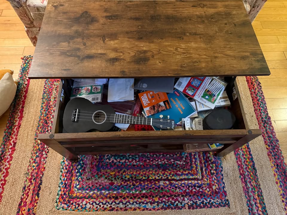 ✨ Lift-Top Coffee Table with Hidden Storage – Great Condition! - photo 2