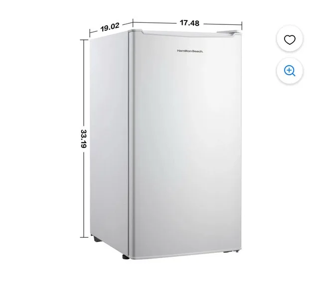 *BNIB* Hamilton Beach 3.3 cu.ft. Compact Refrigerator, White image indicator(6)