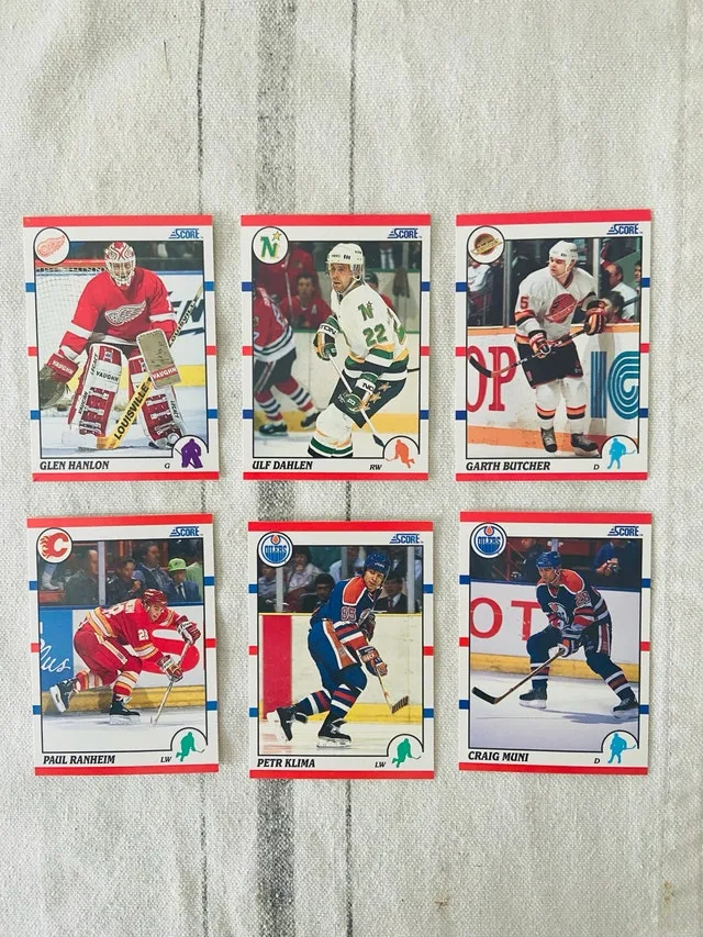 1990 Score hockey card lot image indicator(8)