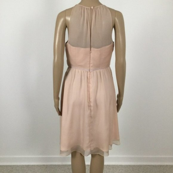 HITHERTO Strapless Fit/Flare Midi Pink Occasion Dress - photo 2