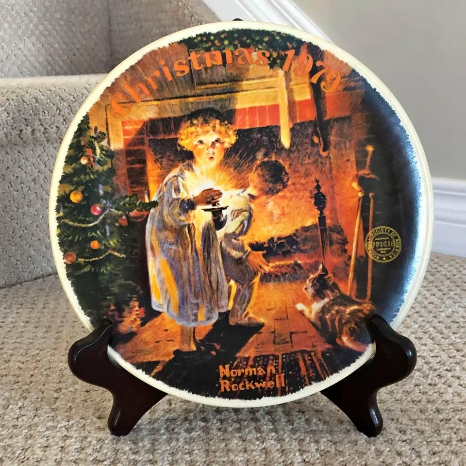 Norman Rockwell Collector Plate Christmas 1979