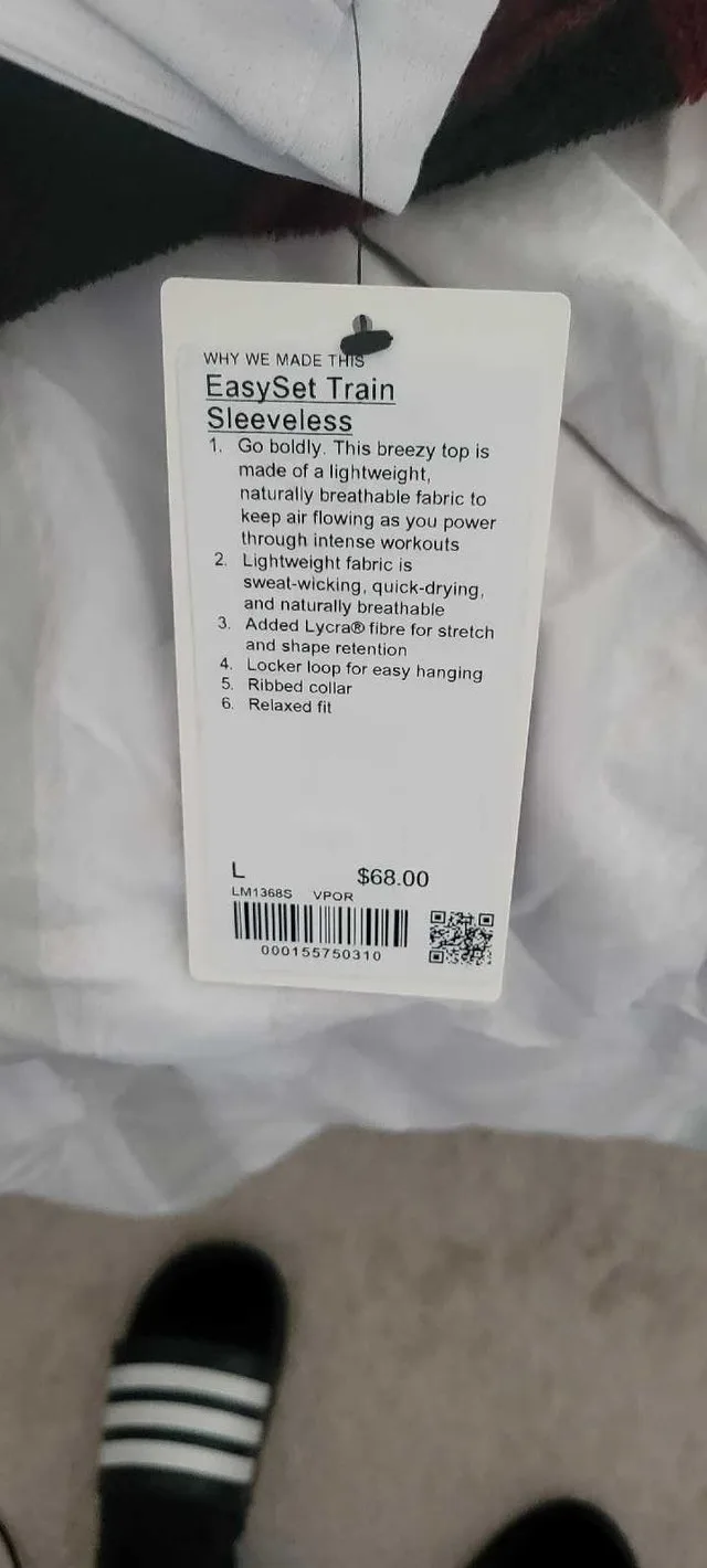 LULULEMON easy set train (men's Large) brand new. Never worn image indicator(3)