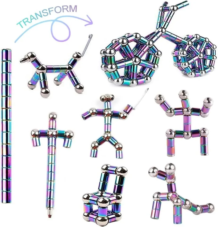 Magnet Figit Pen, Best Gift for Friends (Rainbow) image indicator(2)