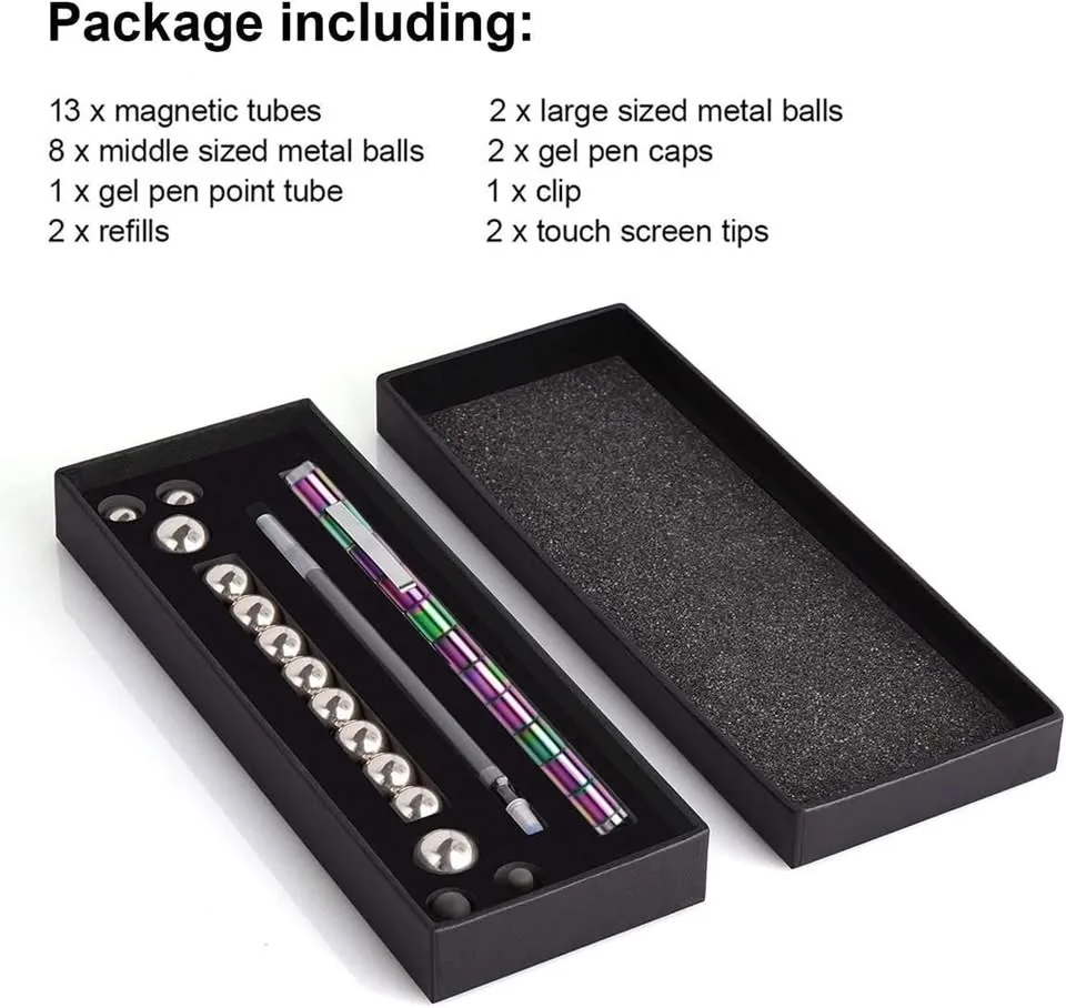 Magnet Figit Pen, Best Gift for Friends (Rainbow) image indicator(6)