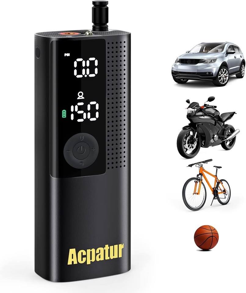 ACPATUR 150 PSI Portable Tire Inflator