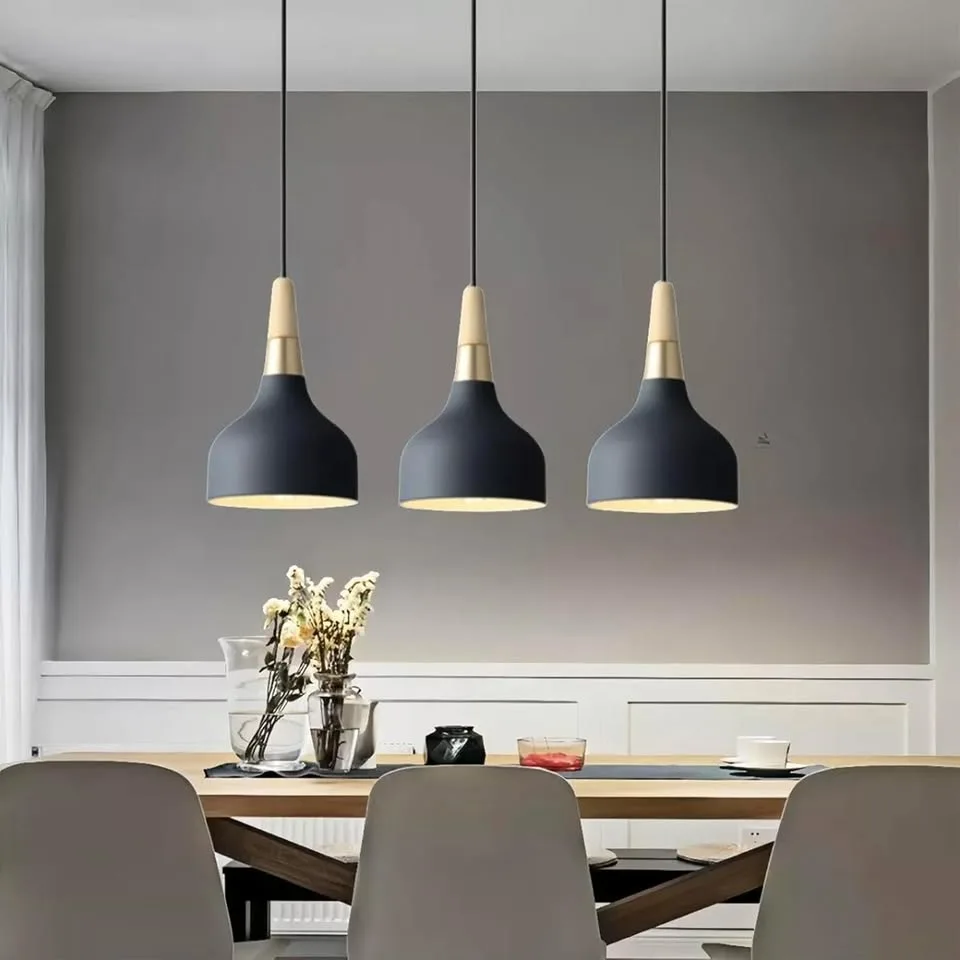 Sleek Black Macarons Chandelier image indicator(3)