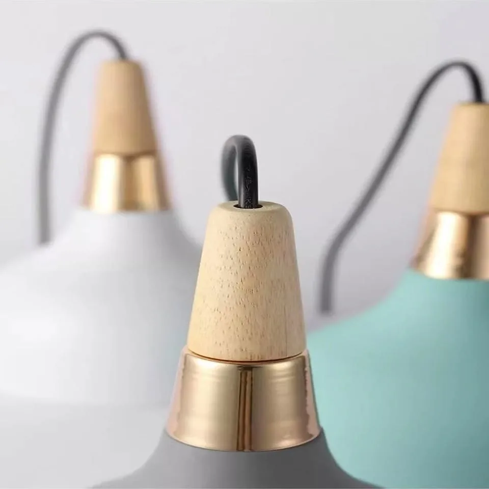 Sleek Black Macarons Chandelier image indicator(4)