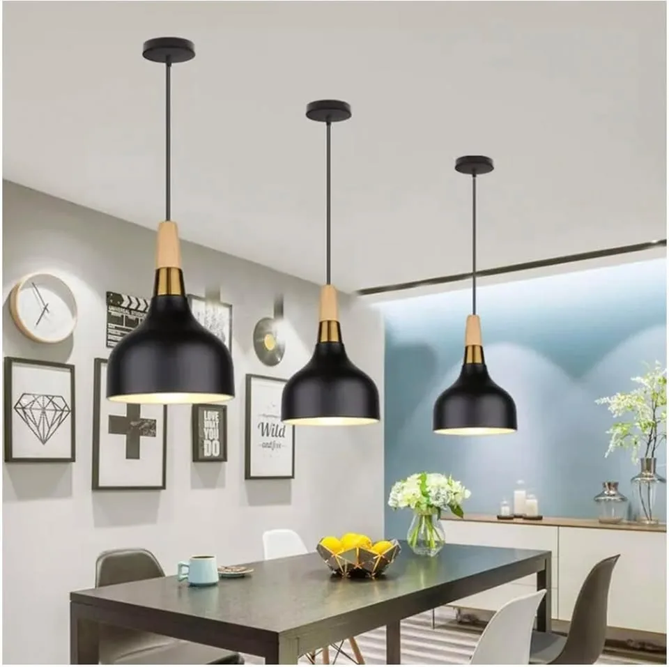 Sleek Black Macarons Chandelier image indicator(5)