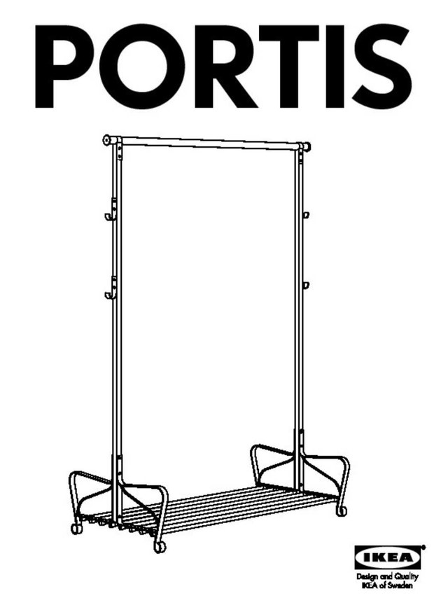 Ikea Portis Clothes Rack - photo 2