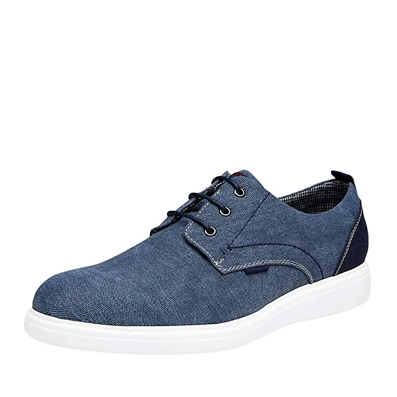 Bruno Marc Navy Men's Rivera Casual Oxford Sneakers