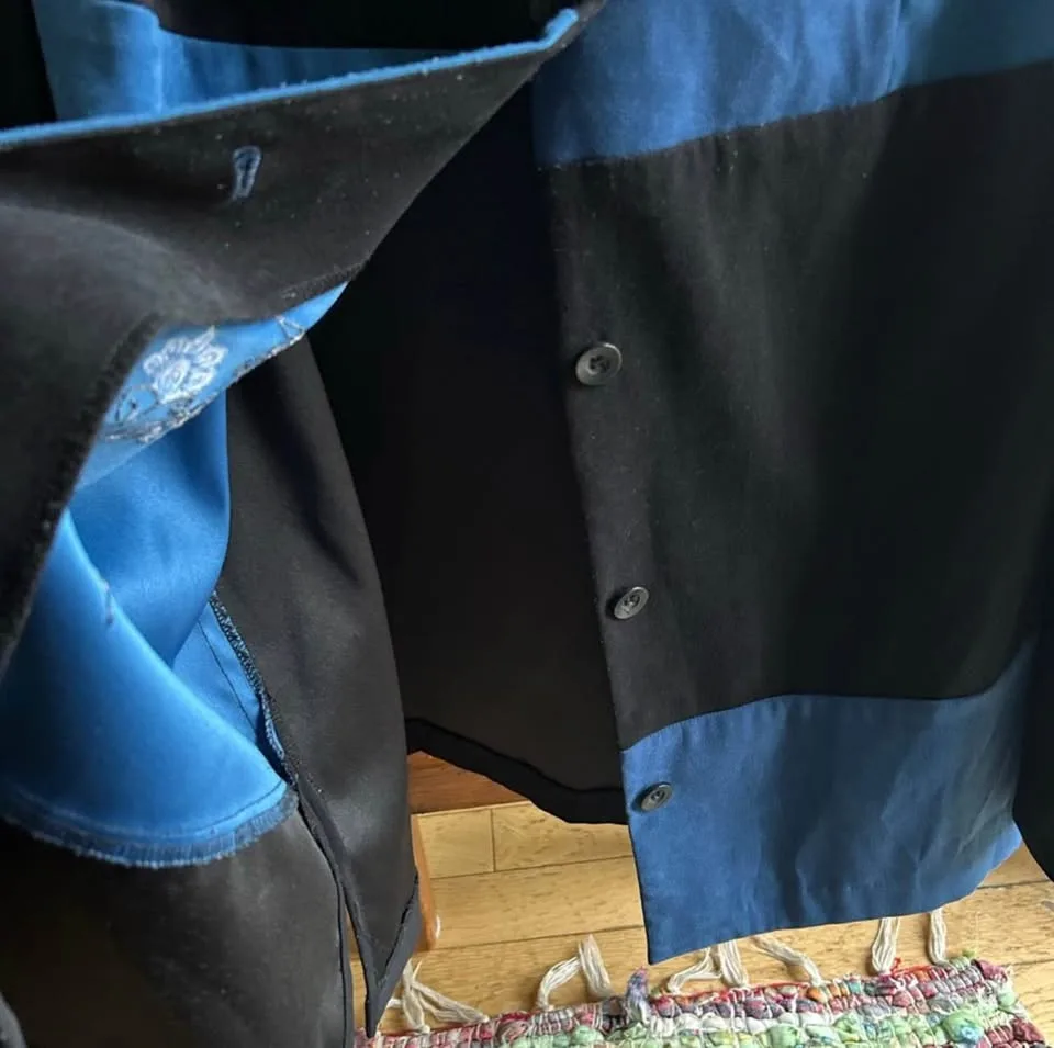 JM Collection Vintage Patchwork Floral Embroidered Blazer size L image indicator(6)