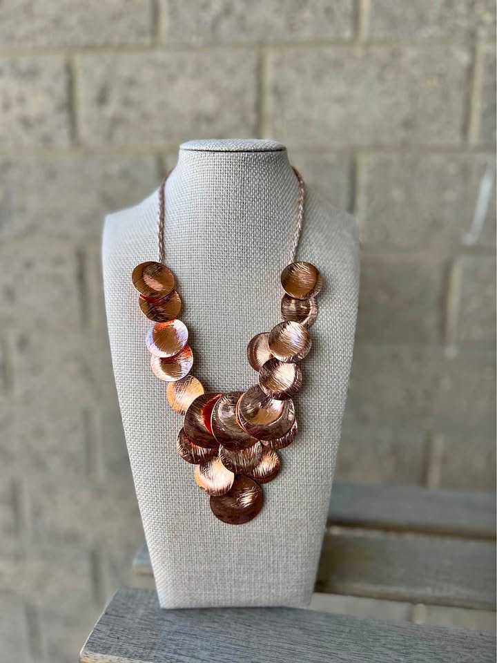 Joan Rivers’ Rose Gold Toned Statement Necklace