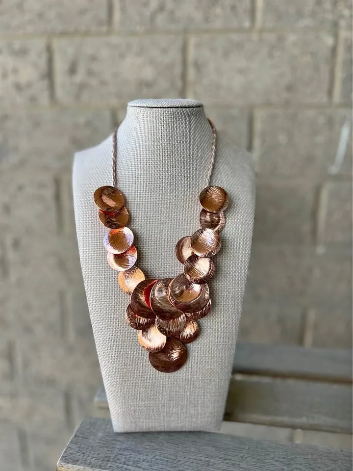 Joan Rivers’ Rose Gold Toned Statement Necklace