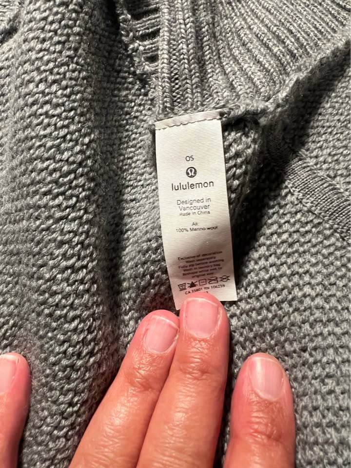 Lululemon Asymmetrical Merino Wool Poncho - photo 4