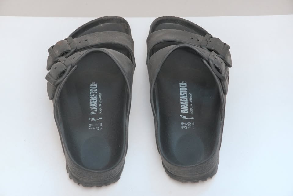 Black Birkenstock Arizona Essentials Sandals (37 / W6.5 / M5) - photo 4