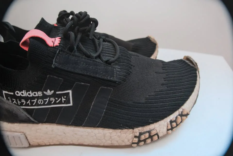 Adidas NMD_Racer 'Alphatype' Japan Primeknit Shoes (W8 / M6.5) image indicator(5)
