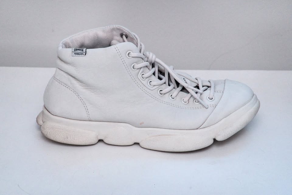 Camper Karst White Leather Sneakers (39 / W8.5)