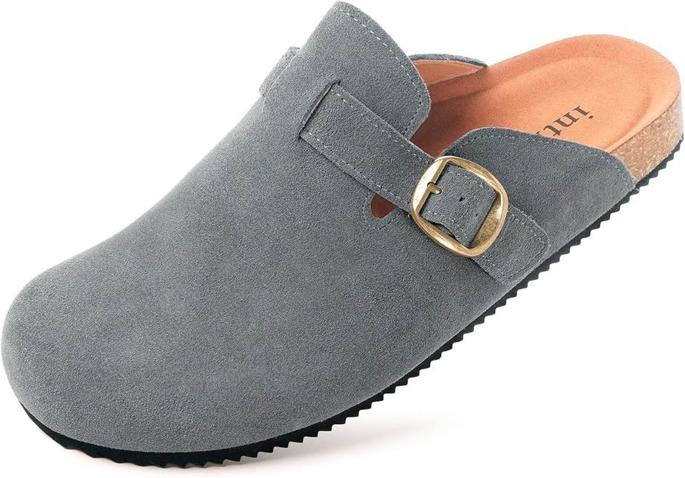 Brand new Intini unisex Suede Clogs, Size 40 - photo 3