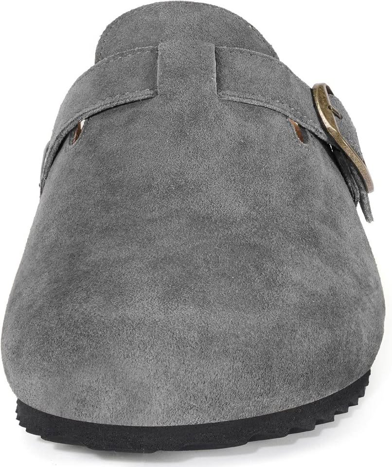 Brand new Intini unisex Suede Clogs, Size 40 - photo 4