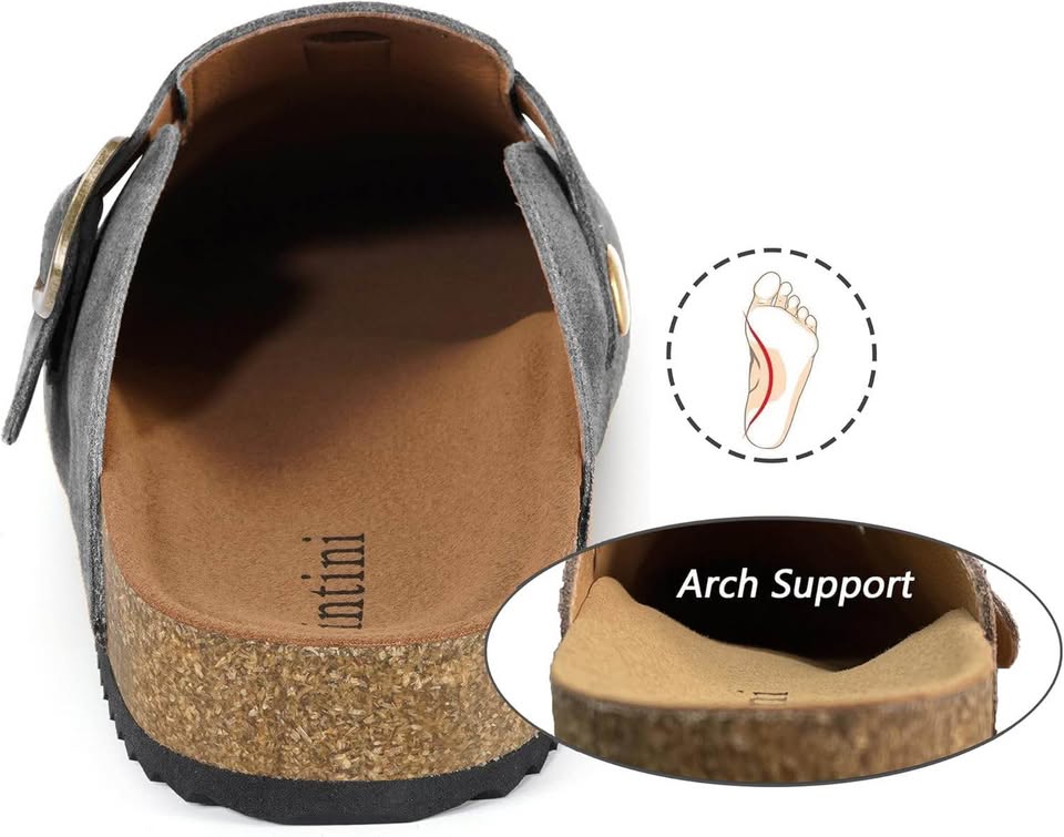 Brand new Intini unisex Suede Clogs, Size 40 - photo 5