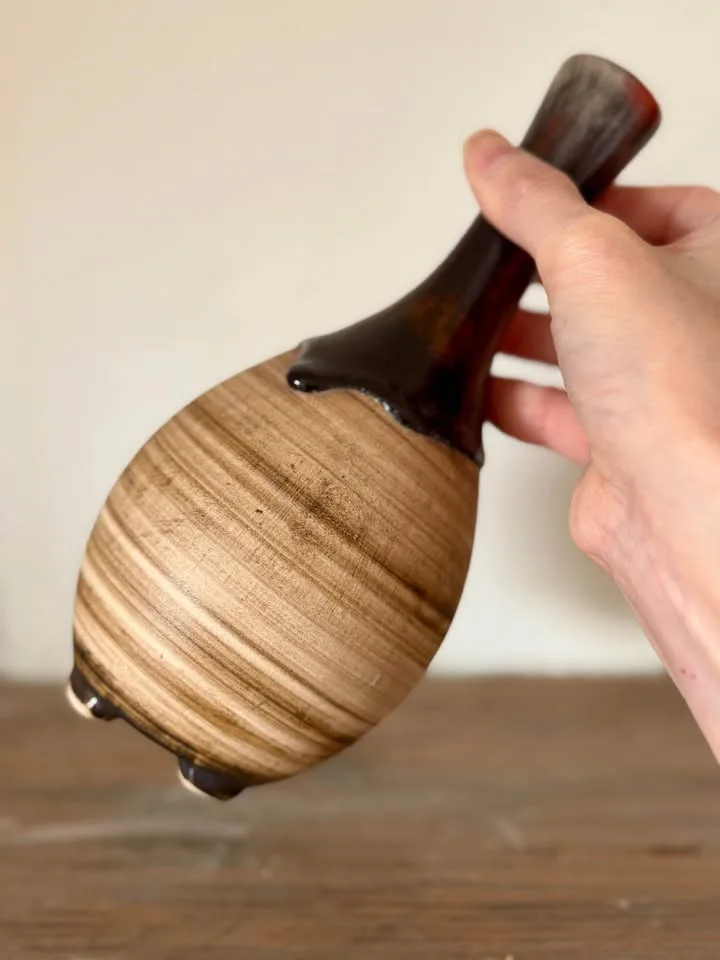 Vintage Beauce Pottery Vase - Mid Century Modern image indicator(6)