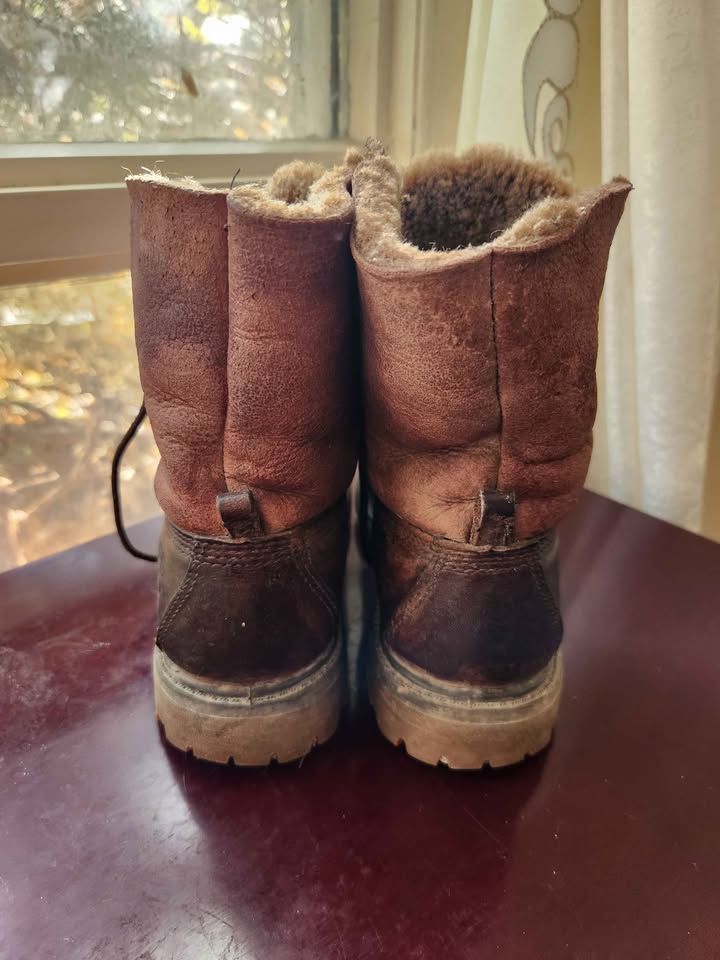 Timberland Boots Women 7 Brown Fur Suede - photo 4