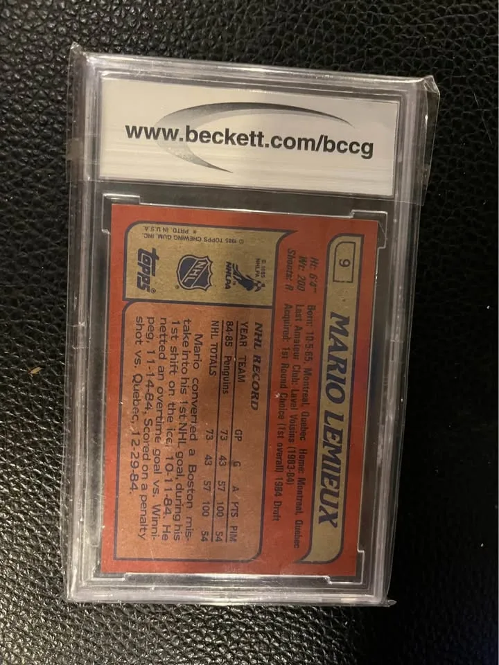 Mario Lemieux Rookie Card image indicator(2)