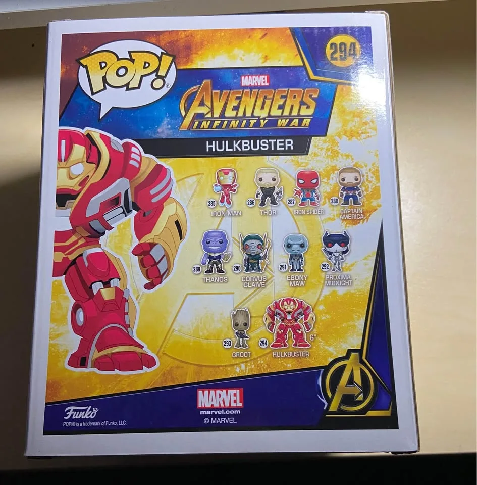 Avengers Infinity War Hulkbuster 6 Inch Funko Pop image indicator(2)