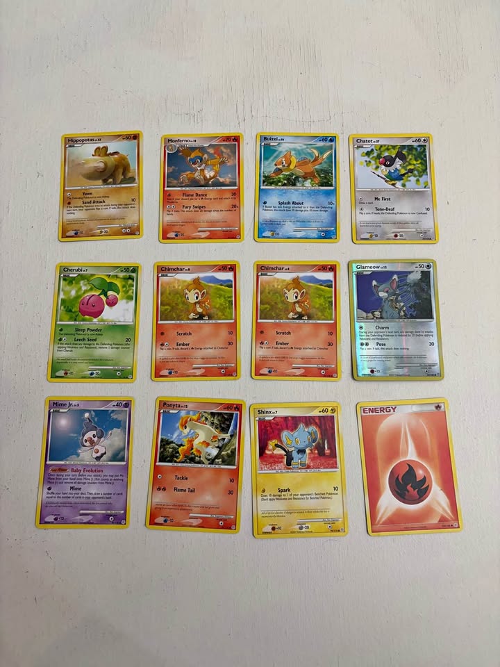 Pokémon Trading Cards Diamond and Pearl 11/130, 12 total