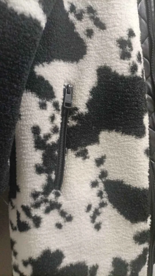 ‼️NEED GONE ASAP‼️ NVLT Berber Cow Print Coat image indicator(5)