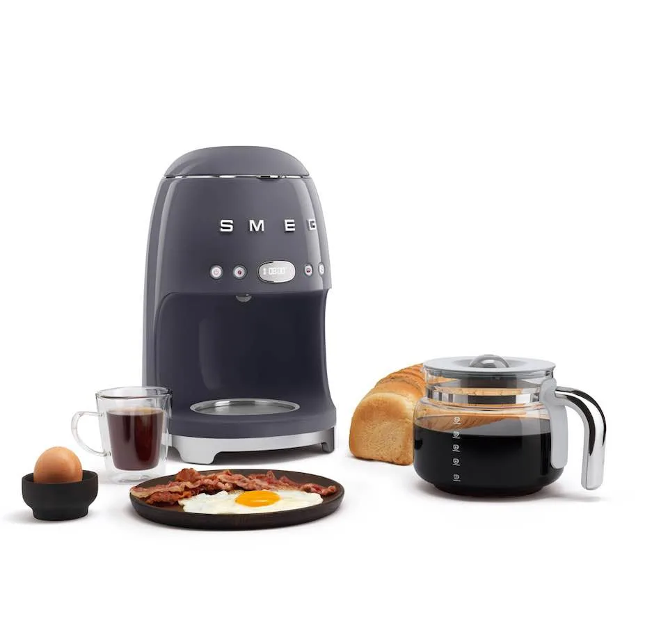 Smeg 50's Style Coffee Maker - NEW Slate Grey image indicator(6)